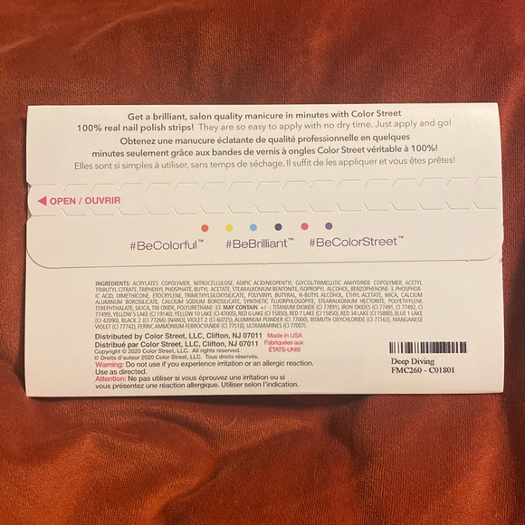 Color Street Deep Diving Nail Strip Set - Picture 4 of 4